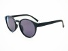 Almera ALM 0007 Matte Black Round Acetate Frame Grey Lens Kids Sunglasses Almera ALM 0007 Yuvarlak Mat Siyah Asetat Çerçeveli Çocuk Güneş Gözlüğü