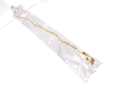 Pearl Elegance Altın Sarısı İncili Lüks Zincir Gözlük İpi