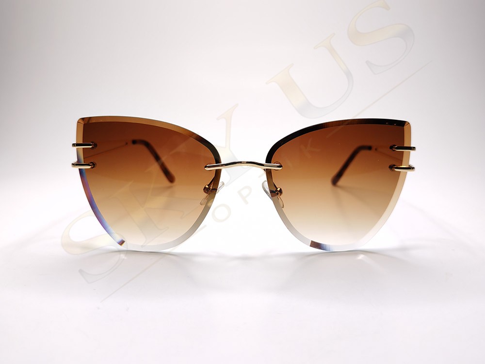 Almera ALM 22736 Cat3 Altın Metal Cat Eye Gözlük