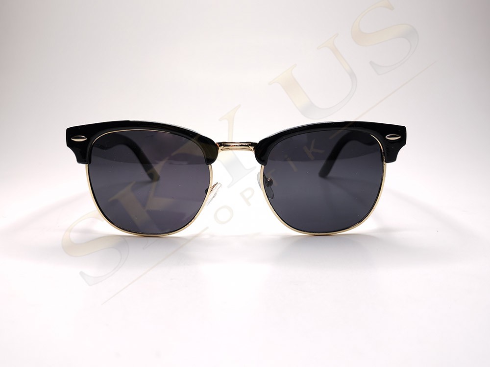 Almera ALM 22805 Siyah Altın Clubmaster Gözlük