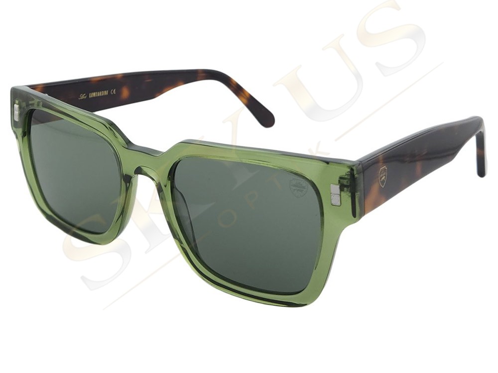 Atos Lombardini ALG 2304 C6 Şeffaf Yeşil Havana Polarize Gözlük