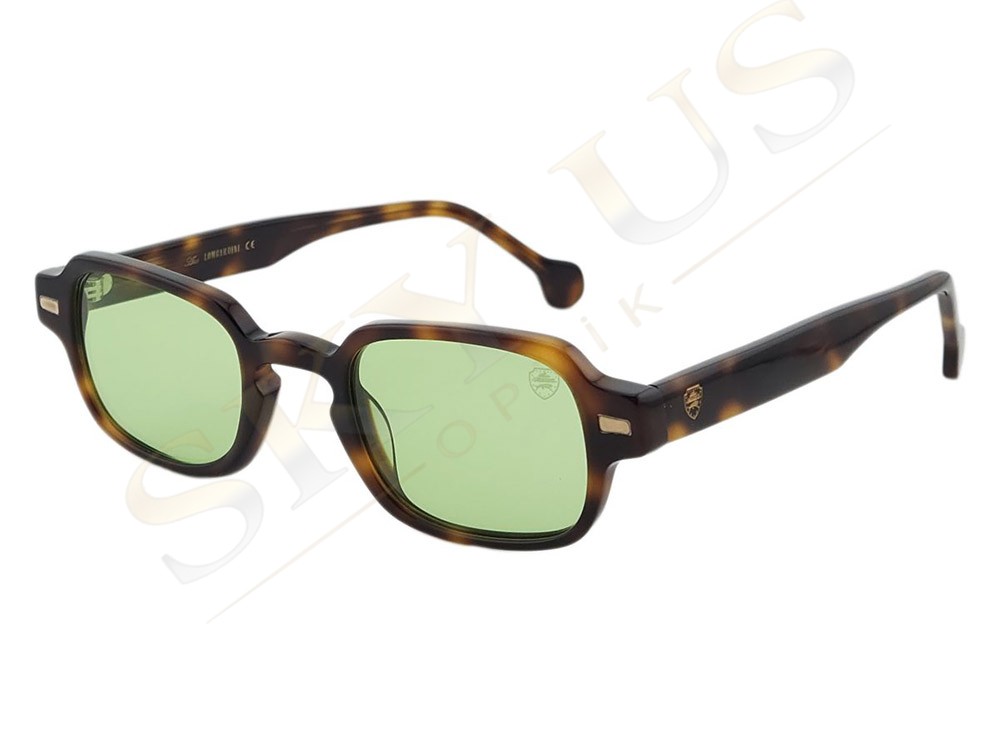 Atos Lombardini ALG 24103 C4 Havana Yeşil Geometrik Gözlük