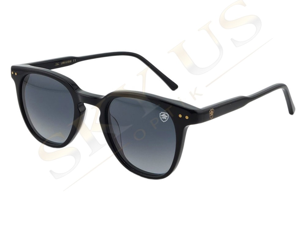 Atos Lombardini ALG 24135 C1 Siyah Yuvarlak Polarize Gözlük