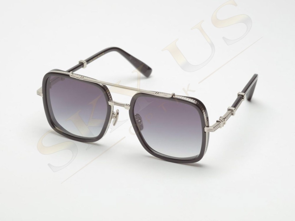 Bottegaro Paris B293 C2 Parlak Siyah Gümüş Mimari Saplı Gözlük