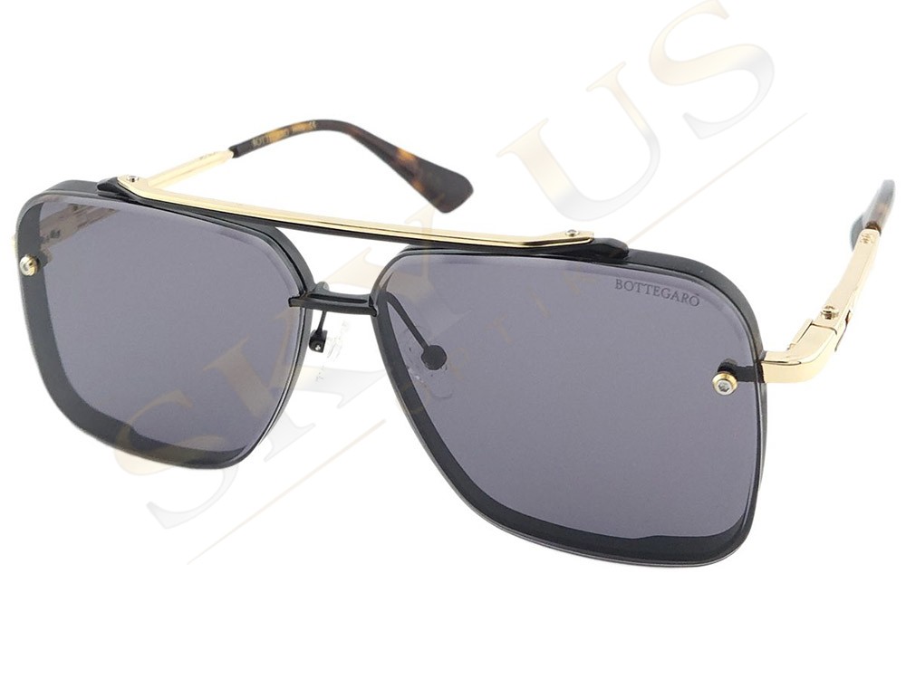 Bottegaro Paris B317 C5 Siyah Altın Erkek Polarize Gözlük