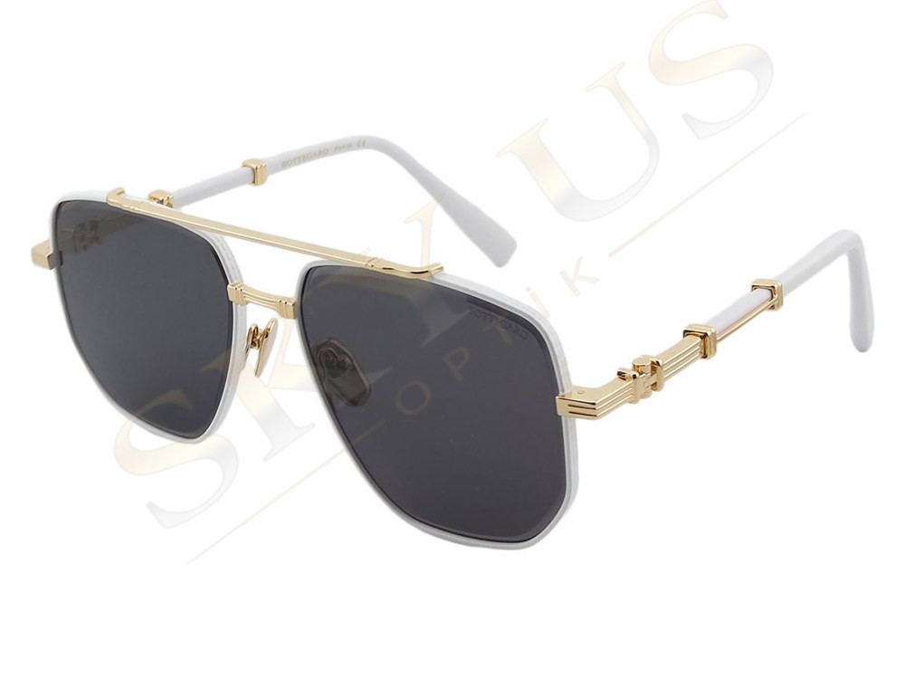 Bottegaro Paris B338 C6 Beyaz Altın Erkek Polarize Gözlük