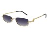 Bruno Mazzini BMG24119-C1 Gold Half Rim Grey Bruno Mazzini BMG24119-C1 Alttan Yarım Çerçeveli Altın Gri Gözlük