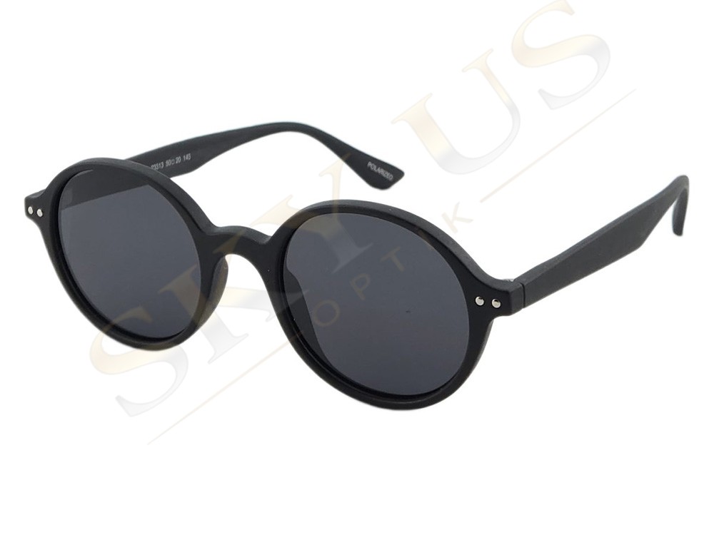 CISSE 23313 C6M Mat Siyah Asetat Çerçeve Koyu Camlı Gözlük