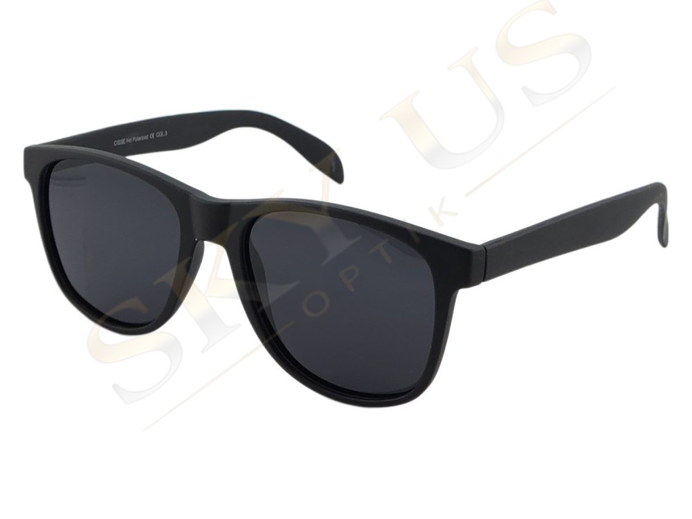 CISSE CG2510 C3M Mat Siyah Asetat Çerçeve Koyu Camlı Gözlük