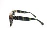 Escales ES 097CY Black Green Tortoise Frame Double Gold Metal Top Strip Grey Lens Escales ES 097CY Siyah Yeşil Ebruli Asetat Çerçeve Altın Metal Ray Detaylı Güneş Gözlüğü