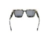 Escales ES 097CY Black Green Tortoise Frame Double Gold Metal Top Strip Grey Lens Escales ES 097CY Siyah Yeşil Ebruli Asetat Çerçeve Altın Metal Ray Detaylı Güneş Gözlüğü