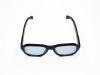 Escales ES 9273 Shiny Black Acetate Frame Gold T Logo Light Blue Lens Escales ES 9273 Parlak Siyah Asetat Çerçeve Açık Mavi Camlı Güneş Gözlüğü