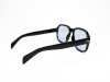 Escales ES 9273 Shiny Black Acetate Frame Gold T Logo Light Blue Lens Escales ES 9273 Parlak Siyah Asetat Çerçeve Açık Mavi Camlı Güneş Gözlüğü