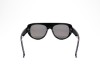 Escales ES 9287 Shiny Black Flat Top Acetate Frame Gold T Logo Grey Lens Escales ES 9287 Parlak Siyah Asetat Gold T İşlemeli Kalın Çerçeve Güneş Gözlüğü