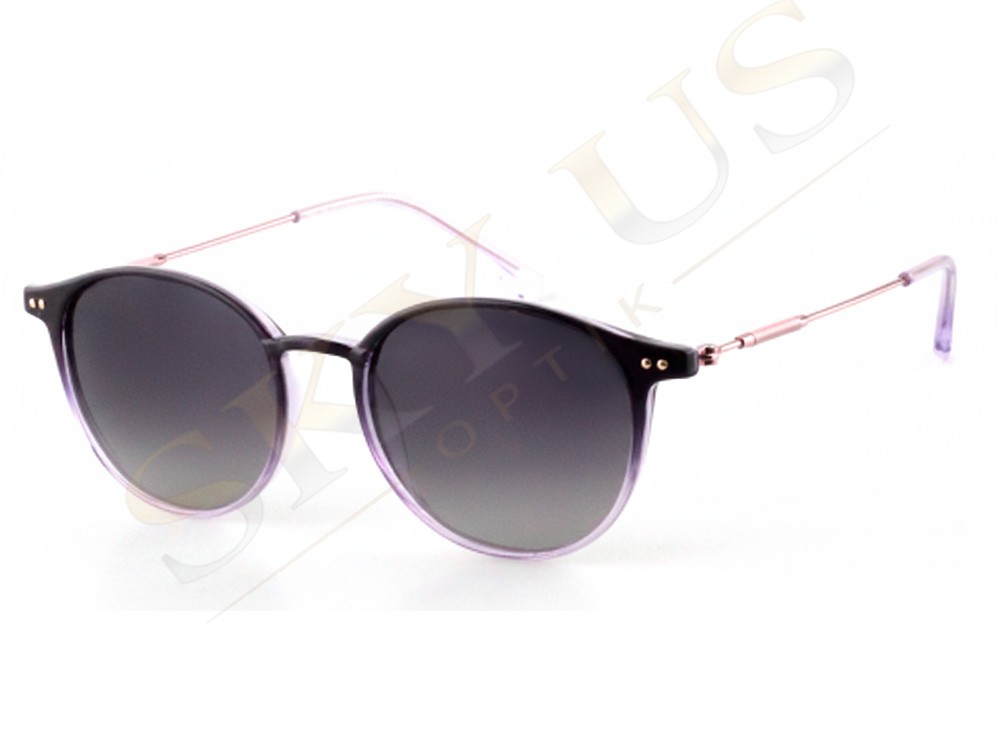 Giorgio Valenti GV1500 C13 Mor Degrade Yuvarlak Gözlük