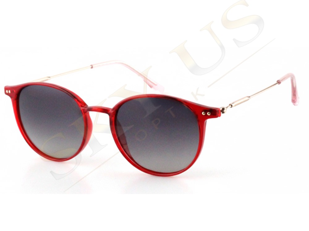 Giorgio Valenti GV1500 C26 Kristal Kırmızı Yuvarlak Gözlük