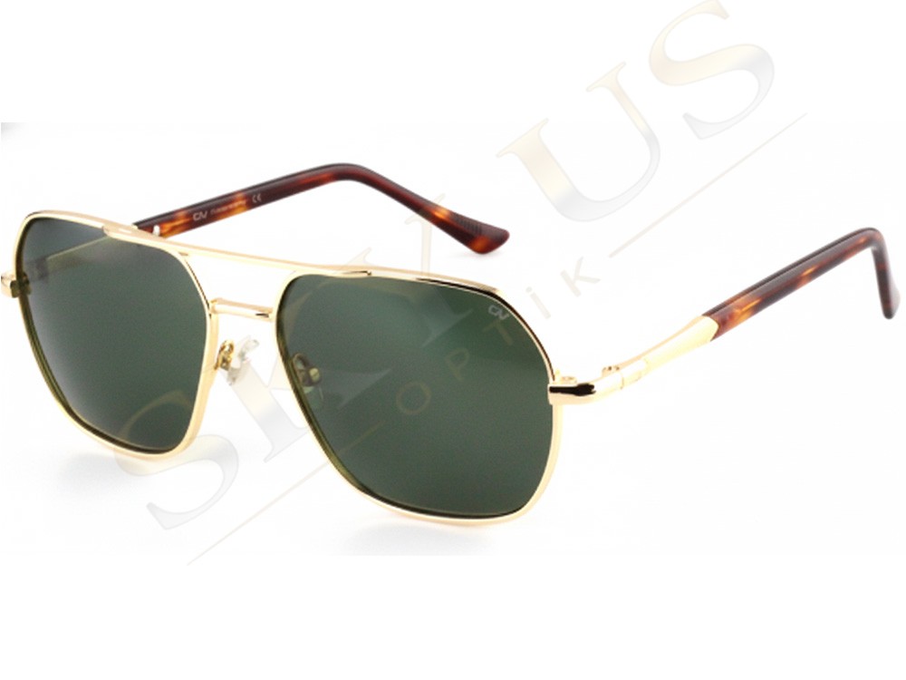 Giorgio Valenti GV2477 C02 Altın Metal Çerçeve Pilot Gözlük