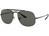 Ray-Ban RB3561 The General Matte Black G-15 Green Lens Ray-Ban RB3561 002 The General Siyah Metal Kare Havacı Gözlüğü