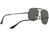 Ray-Ban RB3561 The General Matte Black G-15 Green Lens Ray-Ban RB3561 002 The General Siyah Metal Kare Havacı Gözlüğü