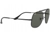 Ray-Ban RB3561 The General Matte Black G-15 Green Lens Ray-Ban RB3561 002 The General Siyah Metal Kare Havacı Gözlüğü