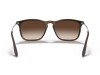Ray-Ban RB4187 Chris Tortoise Havana Polarized Brown Lens Ray-Ban RB4187 856/13 Chris Gunmetal Saplı Polarize Kahverengi Gözlük