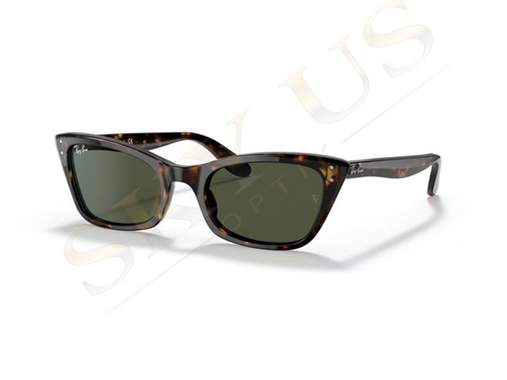 Ray-Ban RB2299 902/58 Lady Burbank Havana Kedi Gözü Polarize Gözlük