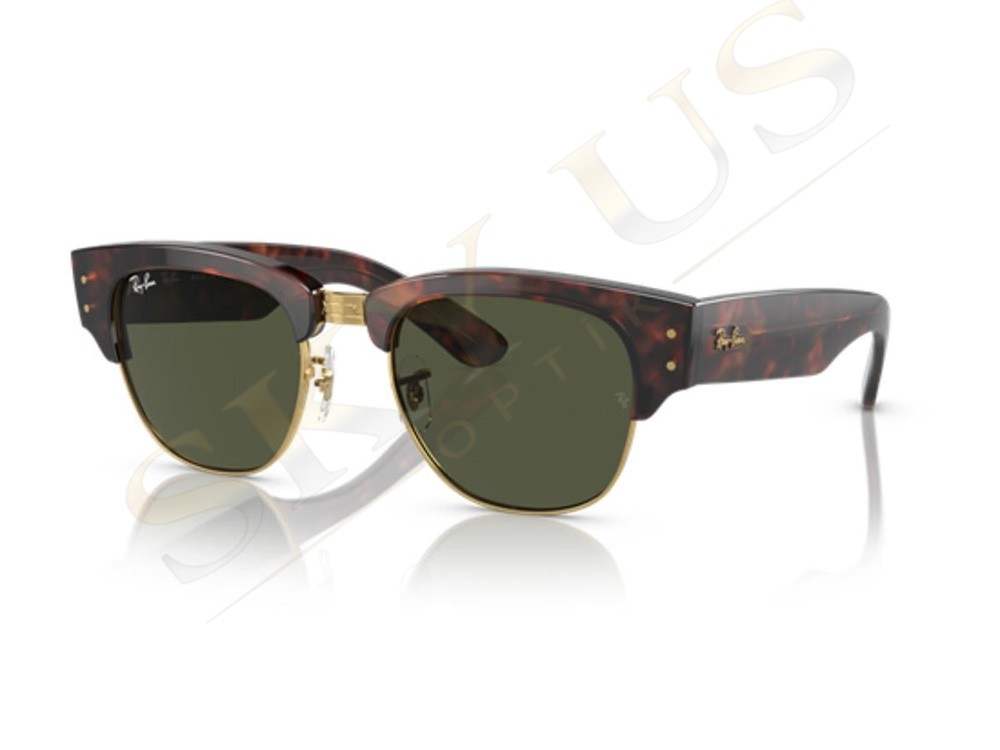 Ray-Ban RB0316S 990/31 Mega Clubmaster Kalın Kemik Kaşlı Havana Gözlük