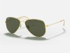 Ray-Ban RB3025 Aviator Large Metal Gold Frame G-15 Green Lens Ray-Ban RB3025 001 Aviator Altın Metal Damla Çerçeve Yeşil Cam Gözlük