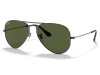 Ray-Ban RB3025 Aviator Gunmetal G-15 Green Lens Ray-Ban RB3025 W0879 Aviator Gunmetal Çerçeveli Yeşil Cam Gözlük