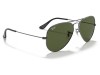 Ray-Ban RB3025 Aviator Gunmetal G-15 Green Lens Ray-Ban RB3025 W0879 Aviator Gunmetal Çerçeveli Yeşil Cam Gözlük
