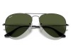 Ray-Ban RB3025 Aviator Gunmetal G-15 Green Lens Ray-Ban RB3025 W0879 Aviator Gunmetal Çerçeveli Yeşil Cam Gözlük