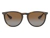 Ray-Ban RB4171 Erika Tortoise Gunmetal Brown Gradient Polarized Lens Ray-Ban RB4171 710/T5 Erika Kahverengi Degrade Polarize Havana Gözlük