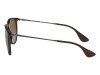 Ray-Ban RB4171 Erika Tortoise Gunmetal Brown Gradient Polarized Lens Ray-Ban RB4171 710/T5 Erika Kahverengi Degrade Polarize Havana Gözlük