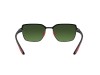 Ray-Ban Scuderia Ferrari RB3743M Black G-15 Green Lens Sunglasses Ray-Ban RB3743M F103/71 Ferrari Logolu Siyah Yarışçı Gözlüğü