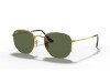 Ray-Ban RB3548 Hexagonal Gold Frame G-15 Green Flat Lens Sunglasses Ray-Ban RB3548 001 Hexagonal Altın Sarısı Metal Altıgen Güneş Gözlüğü