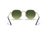 Ray-Ban RB3565 9196/31 Jack Altın Metal Hibrit Geometrik Gözlük