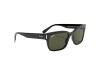 Ray-Ban RB2190 Jeffrey Black G-15 Green Lens Sunglasses Ray-Ban RB2190 901/31 Jeffrey Dikey Gümüş Perçinli Siyah Kalın Kemik Gözlük
