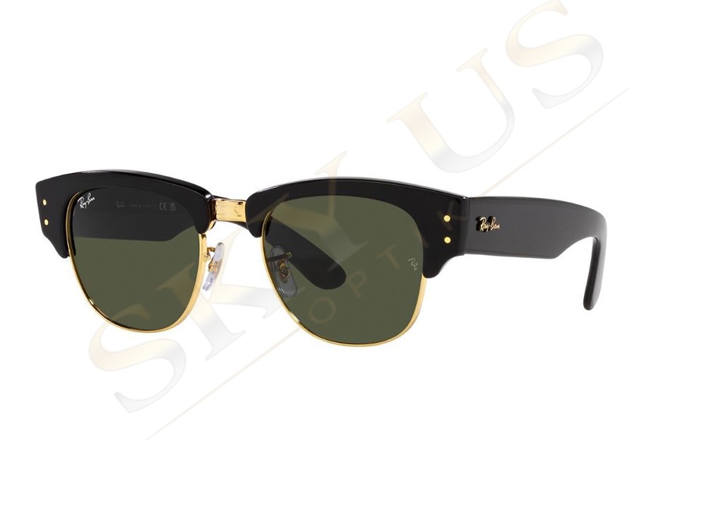 Ray-Ban RB0316S 901/31 Mega Clubmaster Kalın Siyah Asetat Gözlük