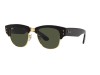 Ray-Ban RB0316S Mega Clubmaster Black Gold G-15 Green Lens Ray-Ban RB0316S 901/31 Mega Clubmaster Kalın Siyah Asetat Gözlük