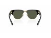 Ray-Ban RB0316S Mega Clubmaster Black Gold G-15 Green Lens Ray-Ban RB0316S 901/31 Mega Clubmaster Kalın Siyah Asetat Gözlük