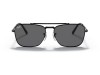 Ray-Ban RB3636 New Caravan Engraved Black Frame Dark Green Lens Sunglasses Ray-Ban RB3636 002/B1 New Caravan İşlemeli Siyah Metal Köprülü Kare Gözlük