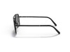 Ray-Ban RB3636 New Caravan Engraved Black Frame Dark Green Lens Sunglasses Ray-Ban RB3636 002/B1 New Caravan İşlemeli Siyah Metal Köprülü Kare Gözlük