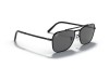 Ray-Ban RB3636 New Caravan Engraved Black Frame Dark Green Lens Sunglasses Ray-Ban RB3636 002/B1 New Caravan İşlemeli Siyah Metal Köprülü Kare Gözlük