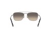 Ray-Ban RB3636 003/3F New Caravan Gümüş Metal İşlemeli Kare Havacı Gözlüğü