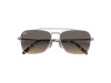 Ray-Ban RB3636 003/3F New Caravan Gümüş Metal İşlemeli Kare Havacı Gözlüğü