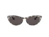 Ray-Ban RB4314N Nina Milky Havana Black Grey Lens Sunglasses Ray-Ban RB4314N 1251/39 Nina Siyah Saplı Krem Leopar Kedi Gözü Gözlük
