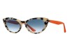 Ray-Ban RB4134N 12693/3F Nina Turuncu Saplı Leopar Kedi Gözü Gözlük