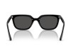 Ray-Ban RB4439D Shiny Black Acetate Frame Dark Grey Lens Sunglasses Ray-Ban RB4439D 901/87 Siyah Asetat Köşeli Unisex Güneş Gözlüğü