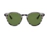 Ray-Ban RB2180F Round Grey Havana Green Lens Sunglasses Ray-Ban RB2180F 6430/87 Gri Havana Şeffaf Yuvarlak Kemik Gözlük