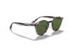 Ray-Ban RB2180F Round Grey Havana Green Lens Sunglasses Ray-Ban RB2180F 6430/87 Gri Havana Şeffaf Yuvarlak Kemik Gözlük